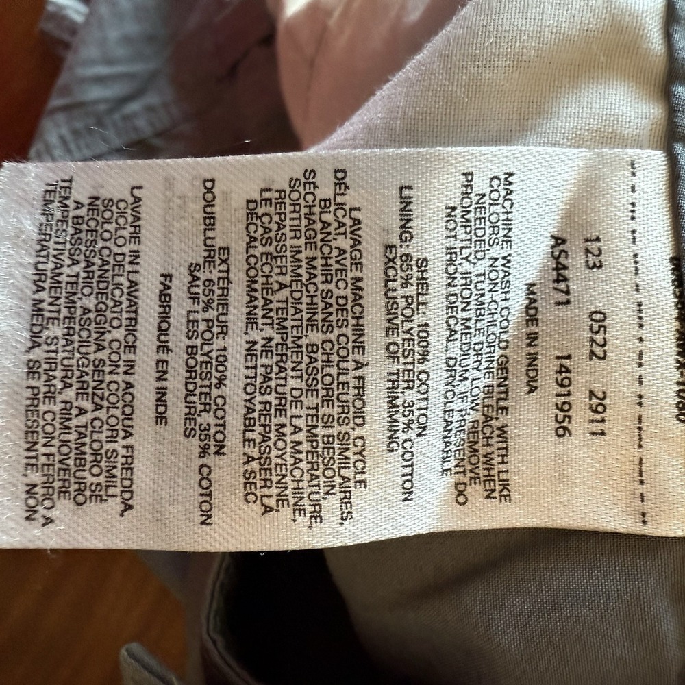 Men's Columbia Chinos 48 Waist 10" Inseam Shorts Excellent Charcoal Gray - Picture 5 of 5